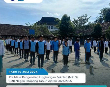 Pra Masa Pengenalan Lingkungan Sekolah (MPLS) SMK Negeri 1 Kopang Tahun Ajaran 2024-2025