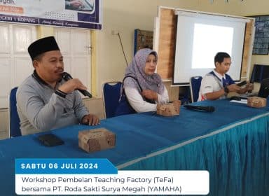 Workshop Pembelajaran Teaching Factory (TEFA) Bersama PT ROda Sakti Surya Megah (YAMAHA)