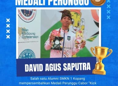 David Agus Saputra Alumni dari SMKN 1 Kopang Berhasil Meraih Medali Perunggu di PON XXI Aceh-Sumatera Utara 2024