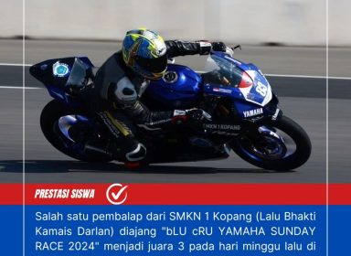 SMK Negeri 1 Kopang Raih Juara 3 di Sunday Race Yamaha: Pengharapan dan Kebanggaan