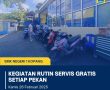 Kabar Gembira! Servis Motor Gratis Tiap Pekan Hadir di SMKN 1 Kopang