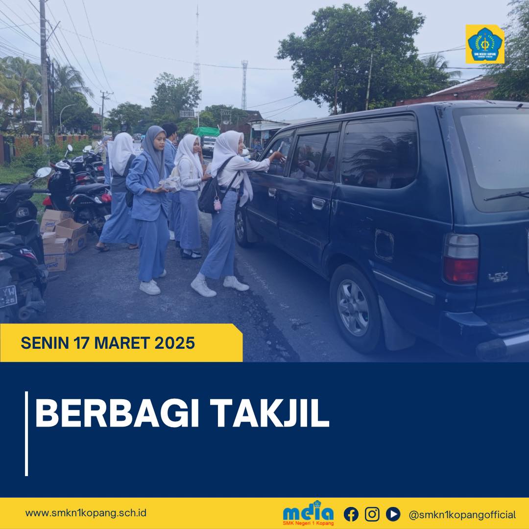 Siswa SMK Negeri 1 Kopang Berbagi Takjil, Eratkan Silaturahmi dan Tingkatkan Kesadaran Sosial