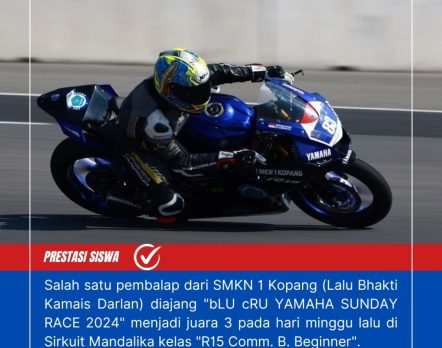 SMK Negeri 1 Kopang Raih Juara 3 di Sunday Race Yamaha: Pengharapan dan Kebanggaan